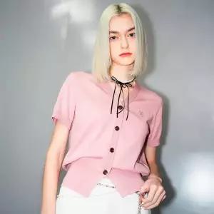 제너럴아이디어 WOMAN 텐셀 에센셜 하프 가디건 PINK WBD2L04527 132415