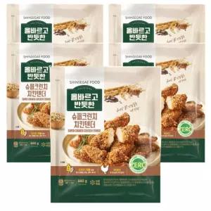 올바르고 반듯한 슈퍼크런치 치킨텐더 440g 5팩