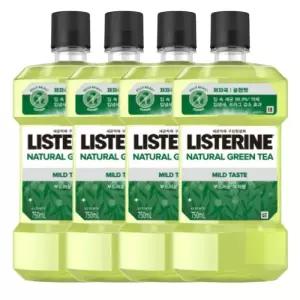 리스테린 그린티마일드 750ml 4개