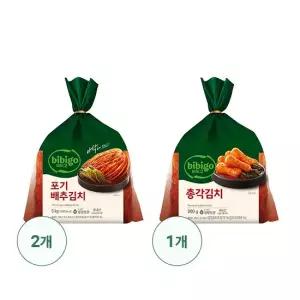 CJ제일제당 비비고 포기배추김치 5KG X 2 + 총각김치 900G X 1 총 10.9kg