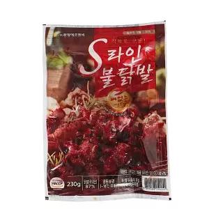 원앙에프엔비 S라인 무뼈불닭발 230g 송이무뼈불닭발 4개 식사 회식 분식 혼밥 외식 간편요리