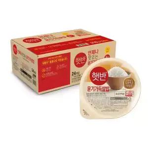 햇반 윤기가득쌀밥 210g 24입 1박스