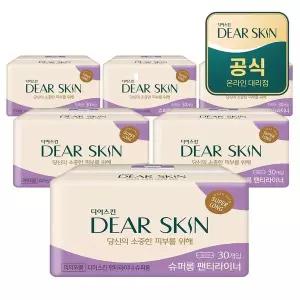 [깨끗한나라] 디어스킨 에어엠보 슈퍼롱 라이너 뉴 30개입x6팩