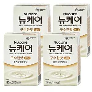 구수한맛 뉴케어 노인영양식 미니 150ml 24팩 유동식 영양식