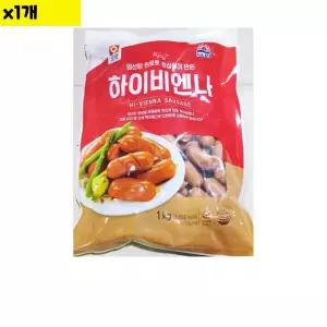사조오양 비엔나 하이 1KG 1개 비엔나소시지 소시지 간식 안주 비엔나