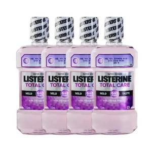 리스테린 토탈케어 마일드 750ml x4개 구강청결제