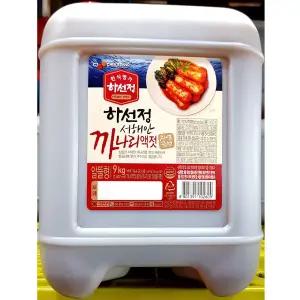 하선정 까나리액젓 알뜰형 9KG 액젓 까나리액젓 액상