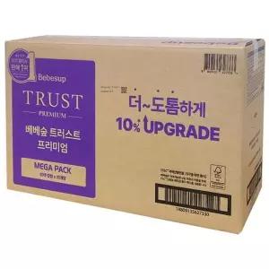 베베숲 AFW736C1 트러스트 프리미엄 메가팩 물티슈 캡형 80매 20팩