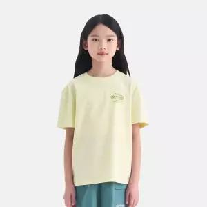 [보리보리/아웃도어프로덕츠 키즈]에센셜 백그래픽 반팔티셔츠 (라임) OD262ISS02_LIM