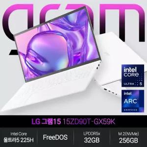 LG 그램15 15ZD90T-GX59K (울트라5 225H/32GB/256GB/FD) 에센스화이트 JH