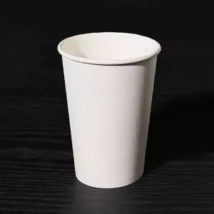 LG 종이컵 무지 390ml (13온스) 1000개 일회용 두꺼운 테이크아웃 커피 컵
