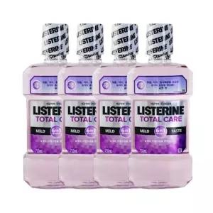 리스테린 토탈케어 마일드 750ml x4개 구강청결제