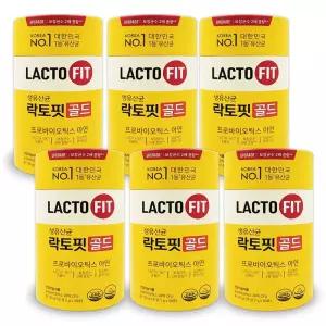 락토핏 골드 2g 50포 6통 여성유산균 임산부유산균 장유산균 배변활동 종근당락토핏