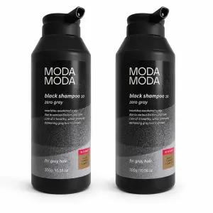 모다모다 블랙 샴푸 제로 그레이 염색 새치 300g 2개 코스트코 대용량 흰머리 탈모
