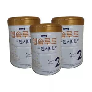 매일유업 앱솔루트 센서티브 2단계 (6개월~12개월까지) 900g 3캔
