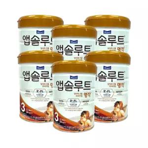 매일유업 앱솔루트 명작 2FL (HMO) 분유 3단계(12~24개월) 800g 6캔
