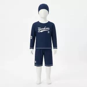 MLB 키즈 스포티브 티셔츠 래쉬가드 레깅스 세트 뉴욕양키스 NAVY 7ASWB0263 50NYS