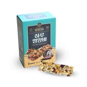 호정가 하루영양바 (20개입) 견과류 가득 프리미엄 뉴트리션바