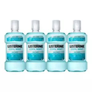 리스테린액 쿨민트 마일드, 750ml, 4개