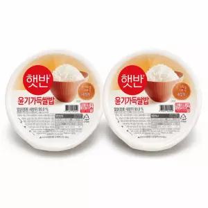 햇반 백미 윤기가득쌀밥 210g 36개