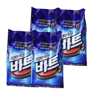 라이온코리아 LION 비트 세탁세제 가루세제 x 4개입 3.2kg