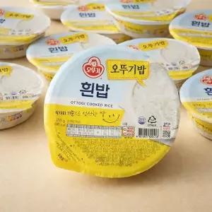 오뚜기 맛있는 밥 흰밥 24입 210g 24개입 즉석밥