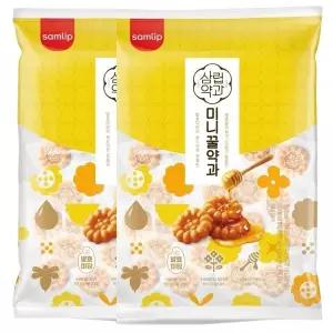 삼립 미니 꿀약과 1kg (500g x 2개) /옛날과자 대용량과자