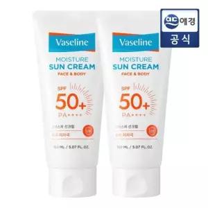 바세린 모이스처 선크림 150ML X 2개