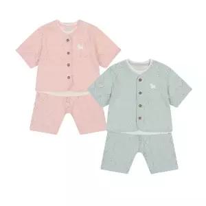 [롯데백화점]에뜨와 리온3PCS 07S352201/신생아,유아,축하선물,백일,돌,등원룩