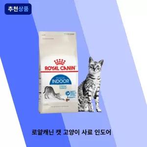 로얄캐닌 캣 고양이 사료 인도어, 4kg