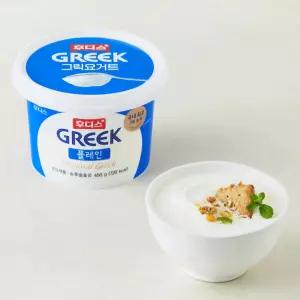 후디스그릭요거트 플레인, 450g, 2개