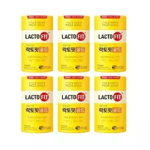 종근당건강 락토핏 골드 50포 6개 온가족 유산균 포스트바이오틱스