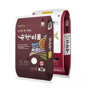 25년 햅쌀 수향미 20kg 골든퀸3호 상등급 백미 (10kg+10kg)