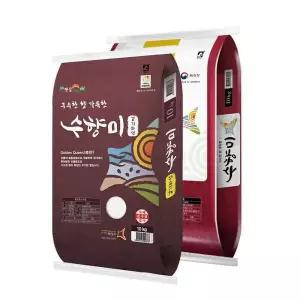 [셀러허브]25년 햅쌀 수향미 20kg 골든퀸3호 상등급 백미 (10kg+10kg) (S49159896)