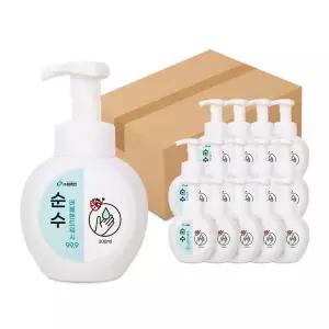 순수 버블 핸드워시 99.9 항균 300ml 손세정제 X15개(1박스)