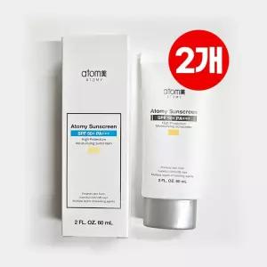 애터미 선크림 베이지 SPF50+ PA+++, 60ml, 2개