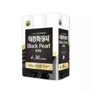 100% 천연펄프 착한 화장지 블랙펄 4겹 30M 30롤 1팩