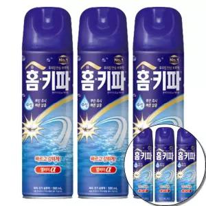 살충스프레이 홈키파 엘비이 수성 알파뉴에어로졸 x 스프레이 3개