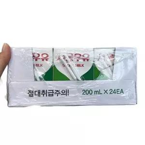 H) 서울 멸균흰우유 200mlx24(박스) x 1개 b26768 (29269385)