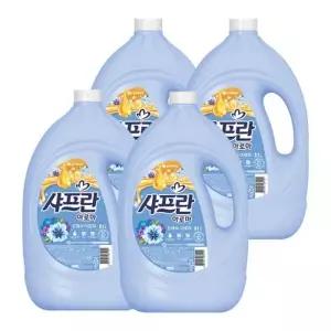 [텐바이텐]샤프란 아로마 프레쉬 아로마 섬유유연제 용기 3.1L X 4개