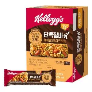 단백질바K 헤이즐넛다크초코 40g x 12개