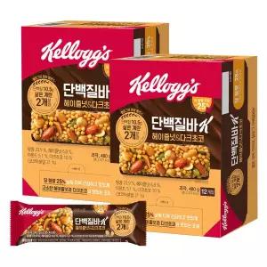 단백질바K 헤이즐넛다크초코 40g x 24개 (2박스)