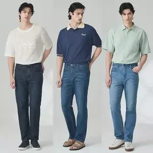 [뱅뱅] 26SS 남성 여름 라이크라 스트레이트 데님 3종