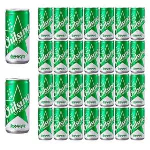 블랙커피 롯데 칠성사이다 30캔 190ml