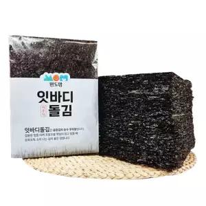 [완도맘]햇곱창김 100매 곱창돌김 생김 특상품