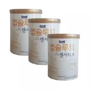 앱솔루트 센서티브 1단계 (0일~6개월까지) 900g 3캔