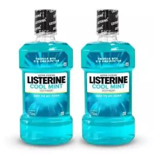 가성비가글 리스테린 쿨민트 입냄새제거 구강청결제 가글 750ml 2개