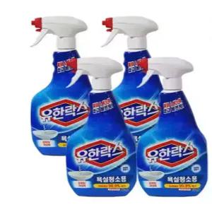 유한락스 욕실청소 600ml 4개