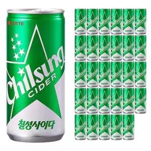 롯데 칠성사이다 210mlx30캔
