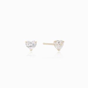[AK수원점] [로이드] 하트 큐빅 4mm 14K 귀걸이 LPFQ1G04G
